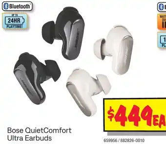 JB Hi-Fi Bose QuietComfort Ultra Earbuds offer