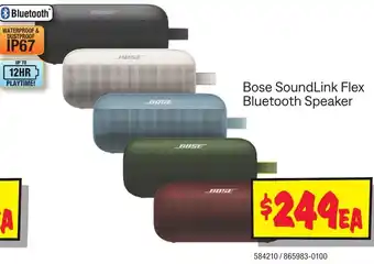 JB Hi-Fi Bose SoundLink Flex Bluetooth Speaker offer