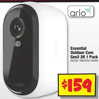 JB Hi-Fi Essential Outdoor Cam Gen2 2K 1 Pack offer