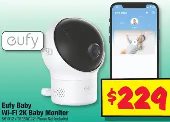 JB Hi-Fi Eufy Baby Wi-Fi 2K Baby Monitor offer
