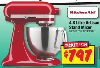 JB Hi-Fi 4.8 Litre Artisan Stand Mixer offer