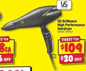 JB Hi-Fi 5Q Brilliance High Performance Hairdryer offer