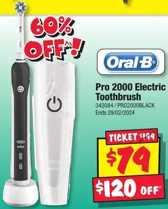 JB Hi-Fi Pro 2000 Electric Toothbrush offer
