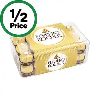 Woolworths Ferrero Rocher 375g Pk 30 offer
