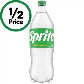 Woolworths Sprite, Sprite Zero Sugar or Fanta Varieties 1.25 Litre offer