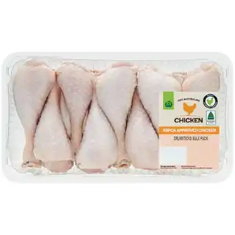 Woolworths Australian Fresh RSPCA Approved Chicken Drumsticks Bulk Pack – From the Meat Dept offer
