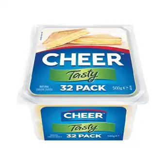 Woolworths Cheer Sliced Cheese 500g offer