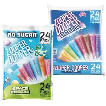 Woolworths Zooper Dooper 70ml x Pk 24 offer