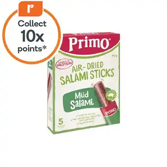 Woolworths Primo Salami Sticks 90g Pk 5 offer