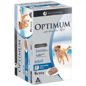 Optimum Wet Dog Food 100g x Pk 6
