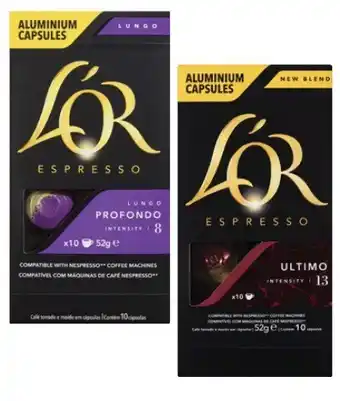 Coles L’OR Nespresso Compatible Coffee Capsules 10 Pack offer