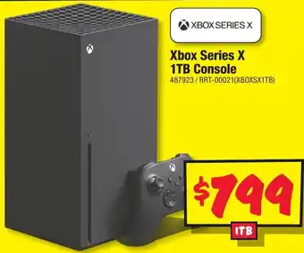 JB Hi-Fi Xbox Series X 1TB Console offer