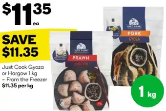 Woolworths Just Cook Gyoza or Hargow 1 kg offer