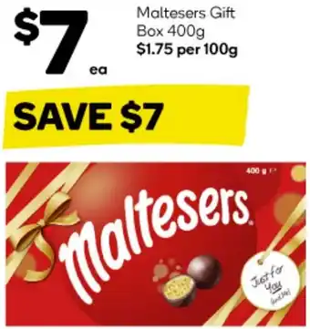 Woolworths Maltesers Gift Box 400g offer