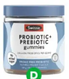 Woolworths Swisse Adult Probiotic & Prebiotic Gummies Pk 45 offer