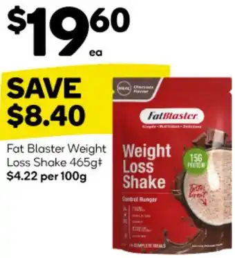 Fat Blaster Weight Loss Shake 465g