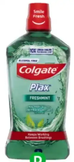Woolworths Colgate Plax Mouthwash 1 Litre offer