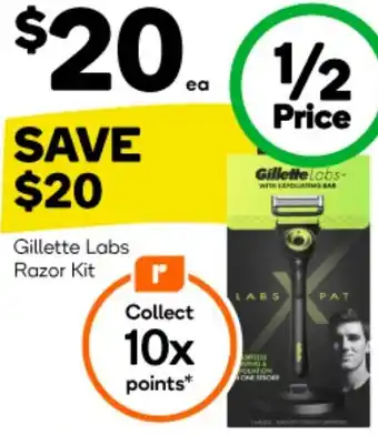 Woolworths Gillette Labs Razor Kit offer