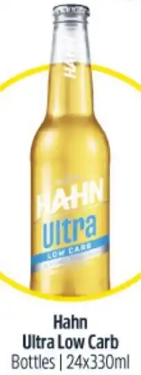 Woolworths Hahn Ultra Low Carb Bottles 24x330ml offer