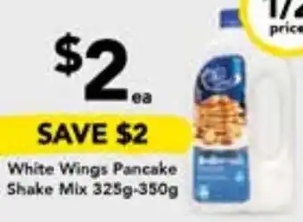 Drakes White Wings Pancake Shake Mix 325g-350g offer