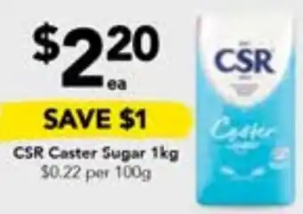 Drakes CSR Caster Sugar 1kg offer