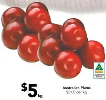 Drakes Australian Plums offer