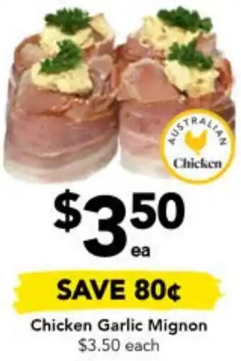 Drakes Chicken Garlic Mignon offer