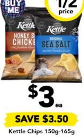Drakes Kettle Chips 150g-165g offer