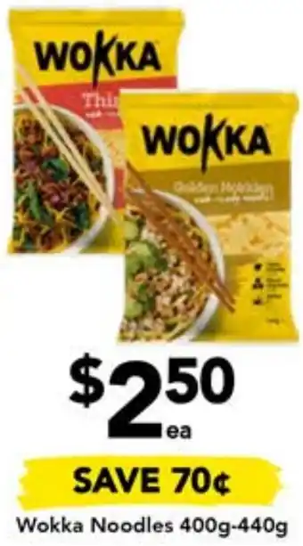 Drakes Wokka Noodles 400g-440g offer
