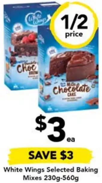 Drakes White Wings Selected Baking Mixes 230g-560g offer