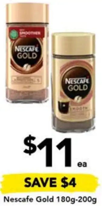 Drakes Nescafe Gold 180g-200g offer