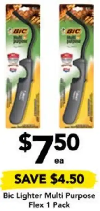 Drakes Bic Lighter Multi Purpose Flex 1 Pack offer