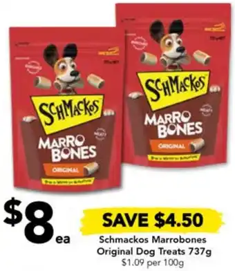 Drakes Schmackos Marrobones Original Dog Treats 737g offer