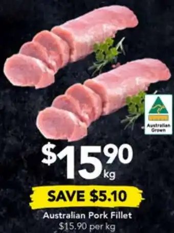 Drakes Australian Pork Fillet offer