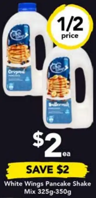 Drakes White Wings Pancake Shake Mix 325g-350g offer
