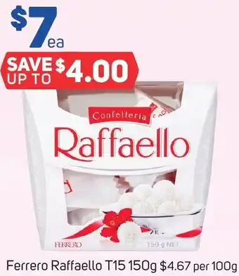 Foodland Ferrero Raffaello T15 150g offer