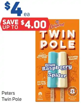 Foodland Peters Twin Pole offer