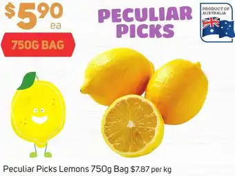 Foodland Peculiar Picks Lemons 750g Bag offer