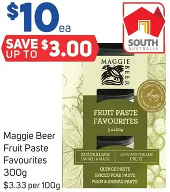 Foodland Maggie Beer Fruit Paste Favourites 300g offer