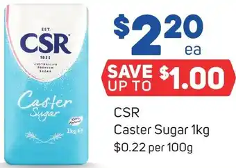 Foodland CSR Caster Sugar 1kg offer