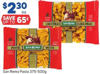 Foodland San Remo Pasta 375-500g offer