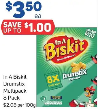 Foodland In A Biskit Drumstix Multipack 8 Pack offer