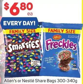 Foodland Allen's or Nestlé Share Bags 300-340g offer