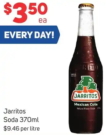 Foodland Jarritos Soda 370ml offer