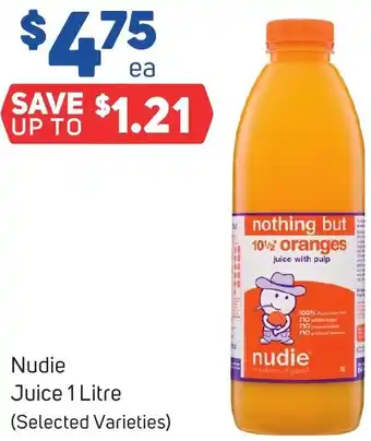 Foodland Nudie Juice 1 Litre offer