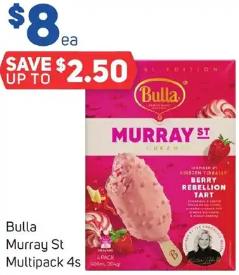 Foodland Bulla Murray St Multipack 4s offer