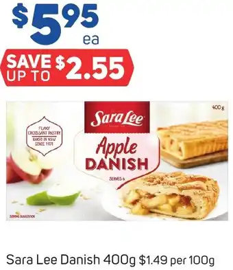 Foodland Sara Lee Danish 400g offer