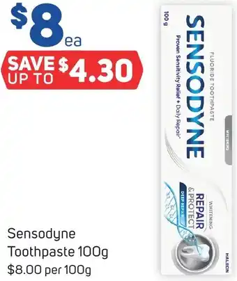Foodland Sensodyne Toothpaste 100g offer