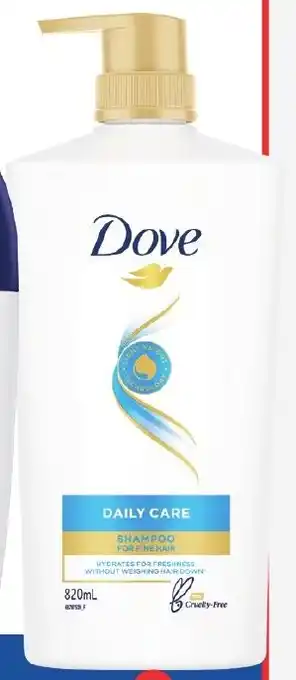 Foodland Dove Shampoo or Conditioner 820ml offer