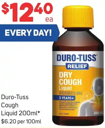 Foodland Duro-Tuss Cough Liquid 200ml offer